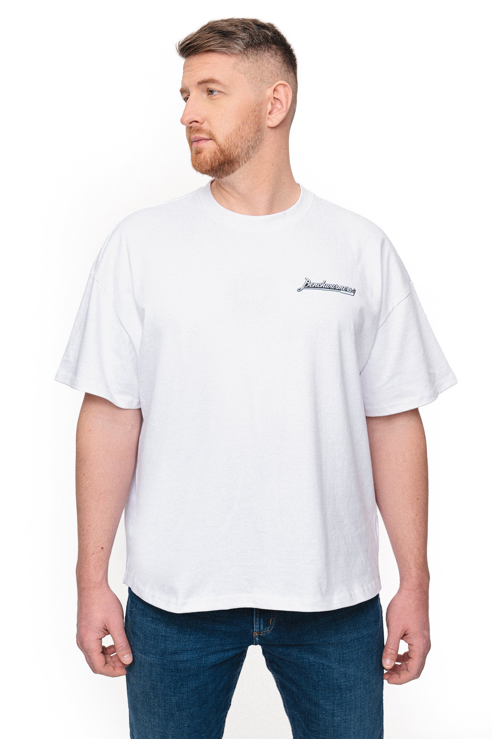 c-cut it like it's hot - oversized white tee