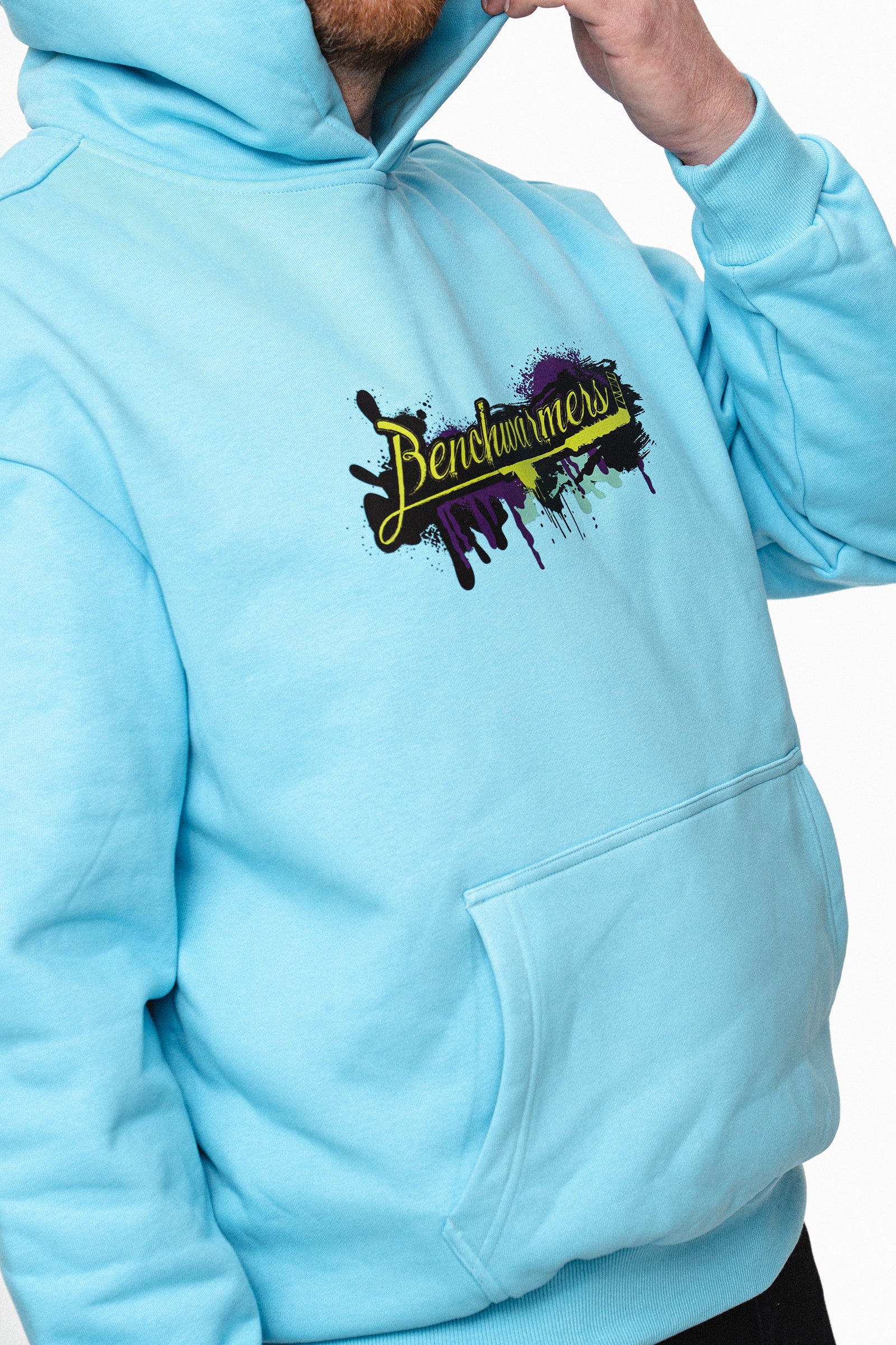 goalie oversize hoodie - neon graffiti edition